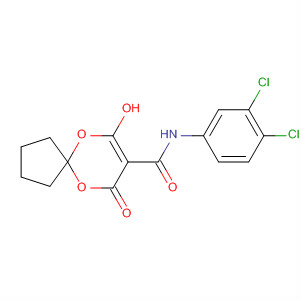 58092-88-9  6,10-Dioxaspiro[4.5]dec-7-ene-8-carboxamide,N-(3,4-dichlorophenyl)-7-hydroxy-9-oxo-