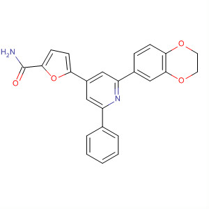 581072-71-1  2-Furancarboxamide,5-[2-(2,3-dihydro-1,4-benzodioxin-6-yl)-6-phenyl-4-pyridinyl]-