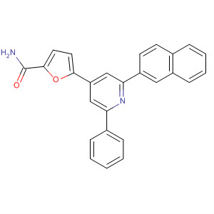 581072-74-4  2-Furancarboxamide, 5-[2-(2-naphthalenyl)-6-phenyl-4-pyridinyl]-