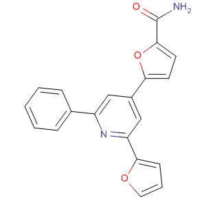 581072-78-8  2-Furancarboxamide, 5-[2-(2-furanyl)-6-phenyl-4-pyridinyl]-