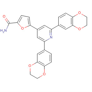 581072-81-3  2-Furancarboxamide,5-[2,6-bis(2,3-dihydro-1,4-benzodioxin-6-yl)-4-pyridinyl]-