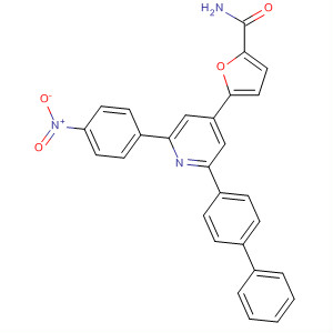 581073-12-3  2-Furancarboxamide,5-[2-[1,1'-biphenyl]-4-yl-6-(4-nitrophenyl)-4-pyridinyl]-