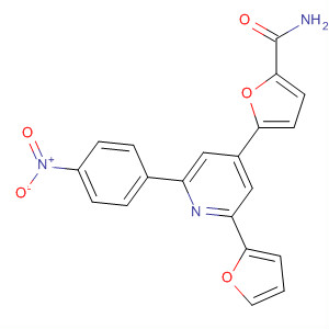581073-18-9  2-Furancarboxamide, 5-[2-(2-furanyl)-6-(4-nitrophenyl)-4-pyridinyl]-