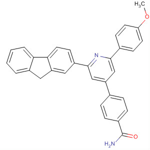 581073-60-1  Benzamide, 4-[2-(9H-fluoren-2-yl)-6-(4-methoxyphenyl)-4-pyridinyl]-