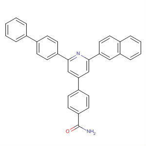 581073-65-6  Benzamide, 4-[2-[1,1'-biphenyl]-4-yl-6-(2-naphthalenyl)-4-pyridinyl]-