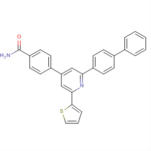 581073-77-0  Benzamide, 4-[2-[1,1'-biphenyl]-4-yl-6-(2-thienyl)-4-pyridinyl]-