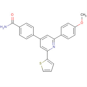 581073-84-9  Benzamide, 4-[2-(4-methoxyphenyl)-6-(2-thienyl)-4-pyridinyl]-