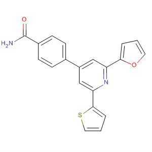 581073-86-1  Benzamide, 4-[2-(2-furanyl)-6-(2-thienyl)-4-pyridinyl]-