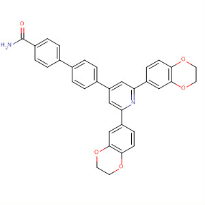 581074-62-6  [1,1'-Biphenyl]-4-carboxamide,4'-[2,6-bis(2,3-dihydro-1,4-benzodioxin-6-yl)-4-pyridinyl]-