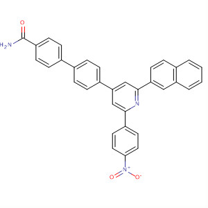 581074-82-0  [1,1'-Biphenyl]-4-carboxamide,4'-[2-(2-naphthalenyl)-6-(4-nitrophenyl)-4-pyridinyl]-