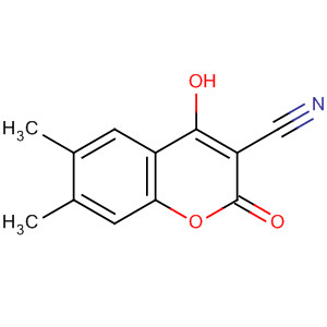 58138-54-8  2H-1-Benzopyran-3-carbonitrile, 4-hydroxy-6,7-dimethyl-2-oxo-