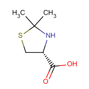 58166-38-4  4-Thiazolidinecarboxylic acid, 2,2-dimethyl-, (4R)- 58166-38-4  4-Thiazolidinecarboxylic acid, 2,2-dimethyl-, (4R)-