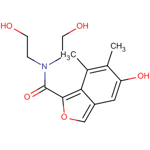 581807-48-9  2-Benzofurancarboxamide,5-hydroxy-N,N-bis(2-hydroxyethyl)-6,7-dimethyl-