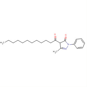 58248-65-0  3H-Pyrazol-3-one, 2,4-dihydro-5-methyl-4-(1-oxododecyl)-2-phenyl-