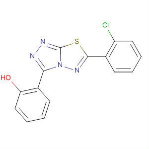 583058-95-1  Phenol, 2-[6-(2-chlorophenyl)-1,2,4-triazolo[3,4-b][1,3,4]thiadiazol-3-yl]-