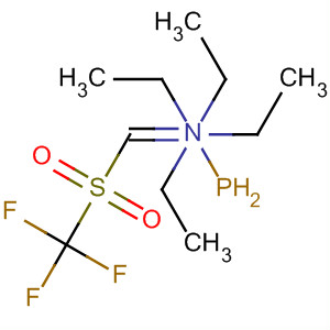 58334-28-4  Phosphoranamine,N,N,1,1-tetraethyl-1-[[(trifluoromethyl)sulfonyl]methylene]-