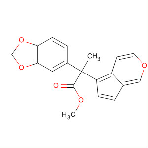 58335-54-9  5-Benzofuranpropanoic acid, 2-(1,3-benzodioxol-5-yl)-, methyl ester