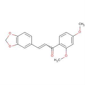 58344-60-8  2-Propen-1-one, 3-(1,3-benzodioxol-5-yl)-1-(2,4-dimethoxyphenyl)-