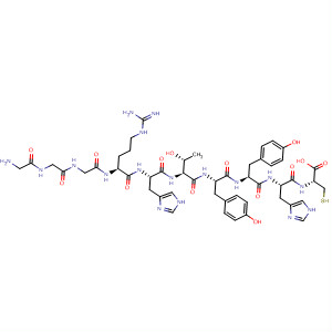 583812-94-6  L-Cysteine,glycylglycylglycyl-L-arginyl-L-histidyl-L-threonyl-L-tyrosyl-L-tyrosyl-L-histidyl-