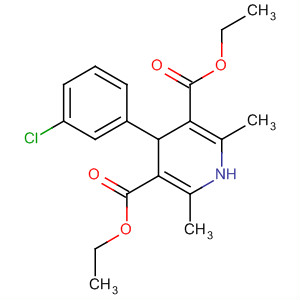 58395-01-0  3,5-Pyridinedicarboxylic acid,4-(3-chlorophenyl)-1,4-dihydro-2,6-dimethyl-, diethyl ester