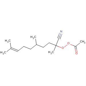 58422-65-4  Ethaneperoxoic acid, 1-cyano-1,4,8-trimethyl-7-nonenyl ester