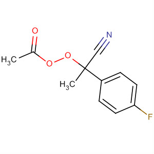 58422-79-0  Ethaneperoxoic acid, 1-cyano-1-(4-fluorophenyl)ethyl ester