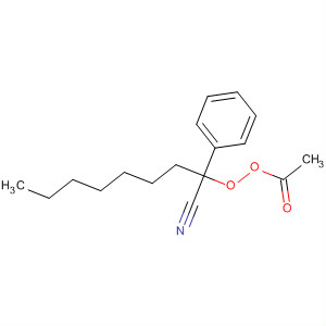 58422-91-6  Ethaneperoxoic acid, 1-cyano-1-phenyloctyl ester
