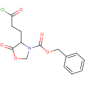 58456-26-1  3-Oxazolidinecarboxylic acid, 4-(3-chloro-3-oxopropyl)-5-oxo-,phenylmethyl ester, (S)-