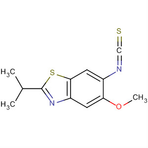 58460-00-7  Benzothiazole, 6-isothiocyanato-5-methoxy-2-(1-methylethyl)-