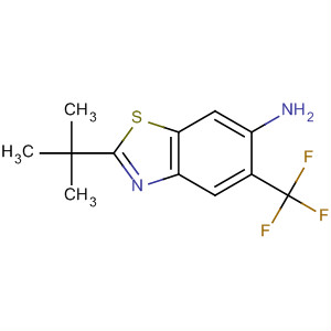 58460-32-5  6-Benzothiazolamine, 2-(1,1-dimethylethyl)-5-(trifluoromethyl)-
