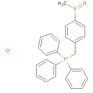58477-23-9  Phosphonium, [[4-(methylsulfinyl)phenyl]methyl]triphenyl-, chloride