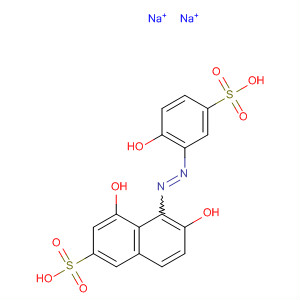 5851-01-4  2-Naphthalenesulfonic acid,4,6-dihydroxy-5-[(2-hydroxy-5-sulfophenyl)azo]-, disodium salt