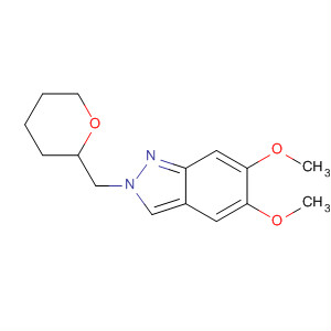 58522-49-9  2H-Indazole, 5,6-dimethoxy-2-[(tetrahydro-2H-pyran-2-yl)methyl]-