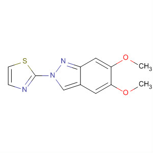 58522-55-7  2H-Indazole, 5,6-dimethoxy-2-(2-thiazolyl)-