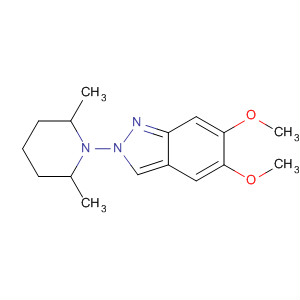 58522-56-8  2H-Indazole, 2-(2,6-dimethyl-1-piperidinyl)-5,6-dimethoxy-