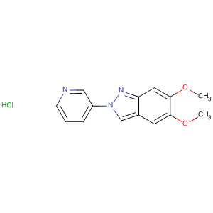 58522-57-9  2H-Indazole, 5,6-dimethoxy-2-(3-pyridinyl)-, monohydrochloride