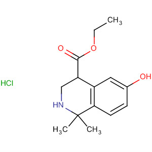 58530-33-9  4-Isoquinolinecarboxylic acid,1,2,3,4-tetrahydro-6-hydroxy-1,1-dimethyl-, ethyl ester, hydrochloride 58530-33-9  4-Isoquinolinecarboxylic acid,1,2,3,4-tetrahydro-6-hydroxy-1,1-dimethyl-, ethyl ester, hydrochloride