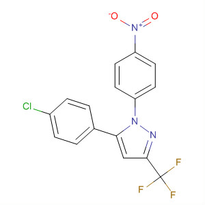 586333-43-9  1H-Pyrazole, 5-(4-chlorophenyl)-1-(4-nitrophenyl)-3-(trifluoromethyl)-