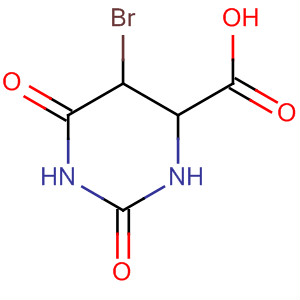 58668-21-6  4-Pyrimidinecarboxylic acid, 5-bromohexahydro-2,6-dioxo-