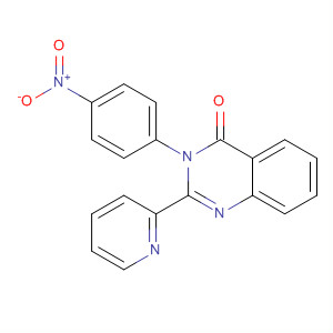 58668-46-5  4(3H)-Quinazolinone, 3-(4-nitrophenyl)-2-(2-pyridinyl)- 58668-46-5  4(3H)-Quinazolinone, 3-(4-nitrophenyl)-2-(2-pyridinyl)-