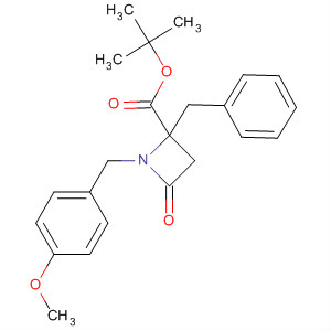 586958-84-1  2-Azetidinecarboxylic acid,1-[(4-methoxyphenyl)methyl]-4-oxo-2-(phenylmethyl)-, 1,1-dimethylethylester, (2S)-