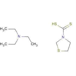 58706-78-8  3-Thiazolidinecarbodithioic acid, compd. with N,N-diethylethanamine(1:1)