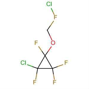 58707-63-4  Cyclopropane, 1-chloro-2-(chlorofluoromethoxy)-1,2,3,3-tetrafluoro-