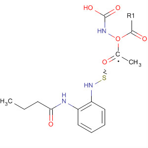 58710-62-6  Carbamic acid, [[[2-[(1-oxobutyl)amino]phenyl]amino]thioxomethyl]-,methyl ester