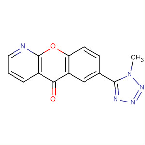 58712-63-3  5H-[1]Benzopyrano[2,3-b]pyridin-5-one, 7-(1-methyl-1H-tetrazol-5-yl)-