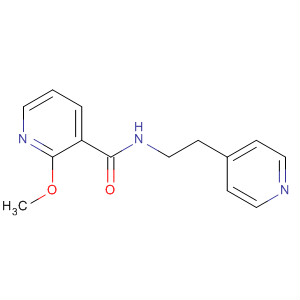 58804-11-8  3-Pyridinecarboxamide, 2-methoxy-N-[2-(4-pyridinyl)ethyl]-