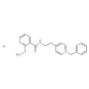 58804-14-1  Pyridinium,4-[2-[[(2-methoxy-3-pyridinyl)carbonyl]amino]ethyl]-1-(phenylmethyl)-,bromide