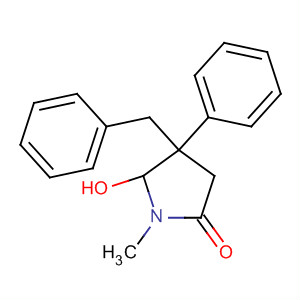 58804-54-9  2-Pyrrolidinone, 5-hydroxy-1-methyl-4-phenyl-4-(phenylmethyl)-