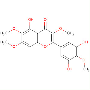 58840-32-7  4H-1-Benzopyran-4-one,2-(3,5-dihydroxy-4-methoxyphenyl)-5-hydroxy-3,6,7-trimethoxy-