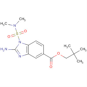 58842-90-3  1H-Benzimidazole-5-carboxylic acid,2-amino-1-[(dimethylamino)sulfonyl]-, 2,2-dimethylpropyl ester